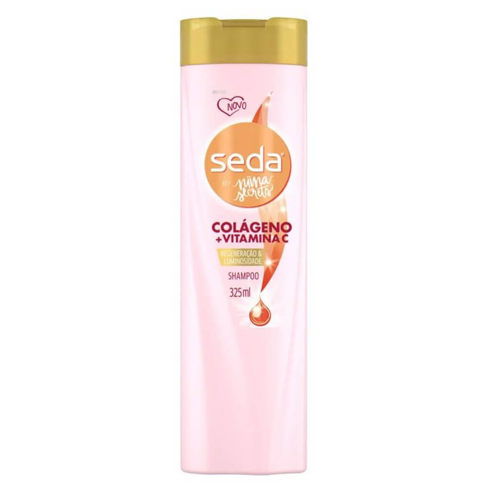 Kit 6 Shampoo Seda Niina Secrets Colágeno + Vitamina C 325ml