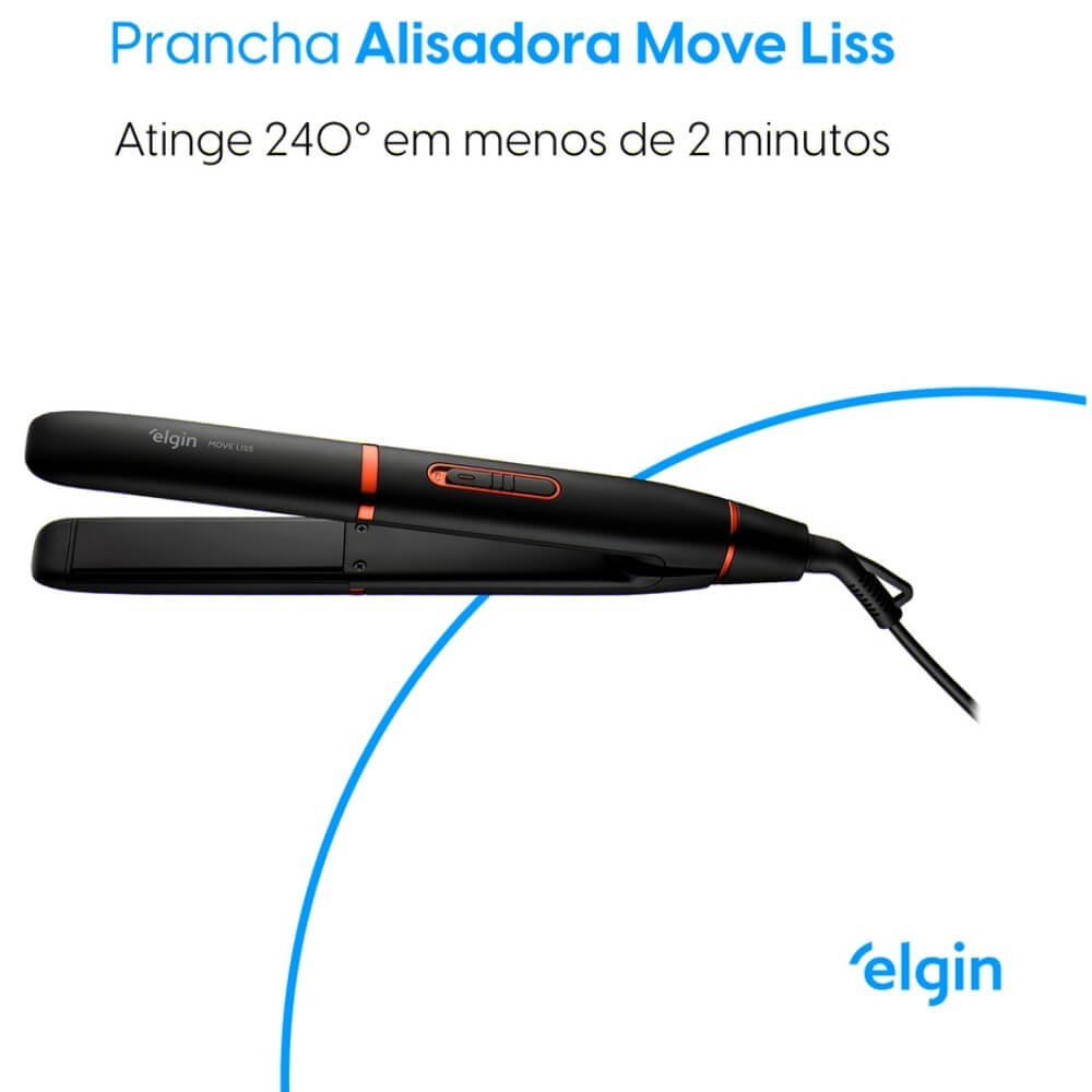 Chapinha Elgin Move Liss Preto Bivolt Coimbra Eletro Mais Coimbra