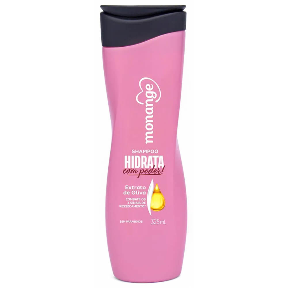 Kit 6 Shampoo Monange Hidrata com Poder 325ml