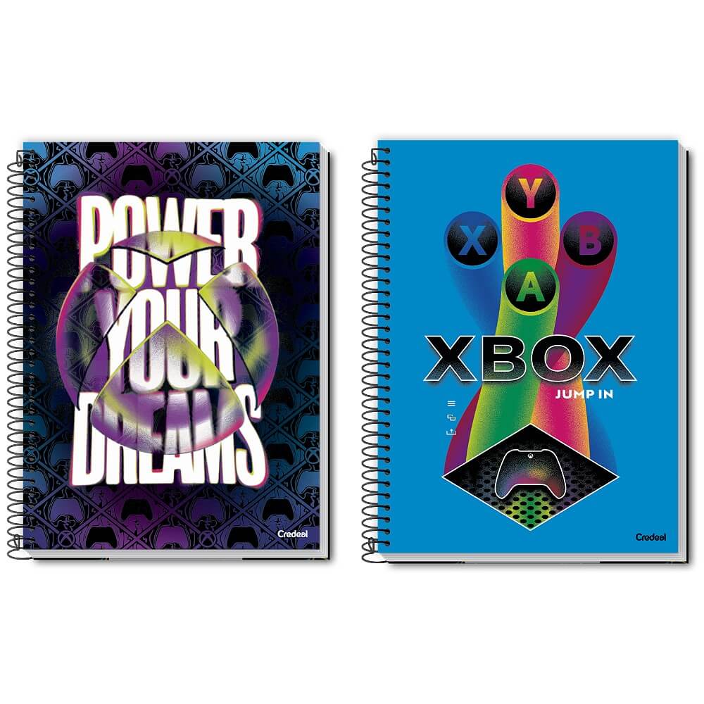 caderno-credeal-xbox-12-materais-capa-dura-espiral-192-folhas-sortido-280768-3