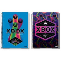 caderno-credeal-xbox-16-materais-capa-dura-espiral-256-folhas-sortido-279465-1