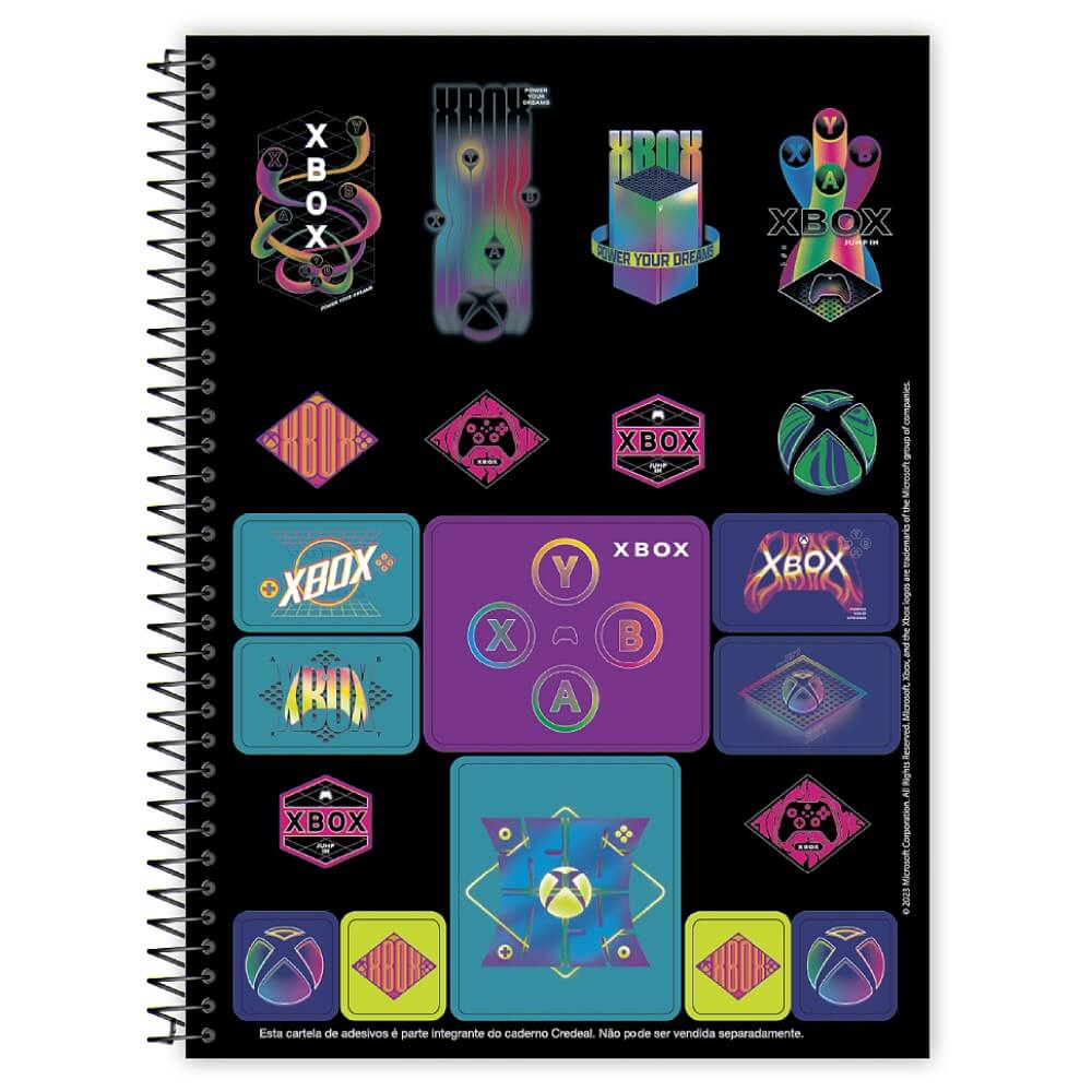 caderno-credeal-xbox-12-materais-capa-dura-espiral-192-folhas-sortido-280768-7