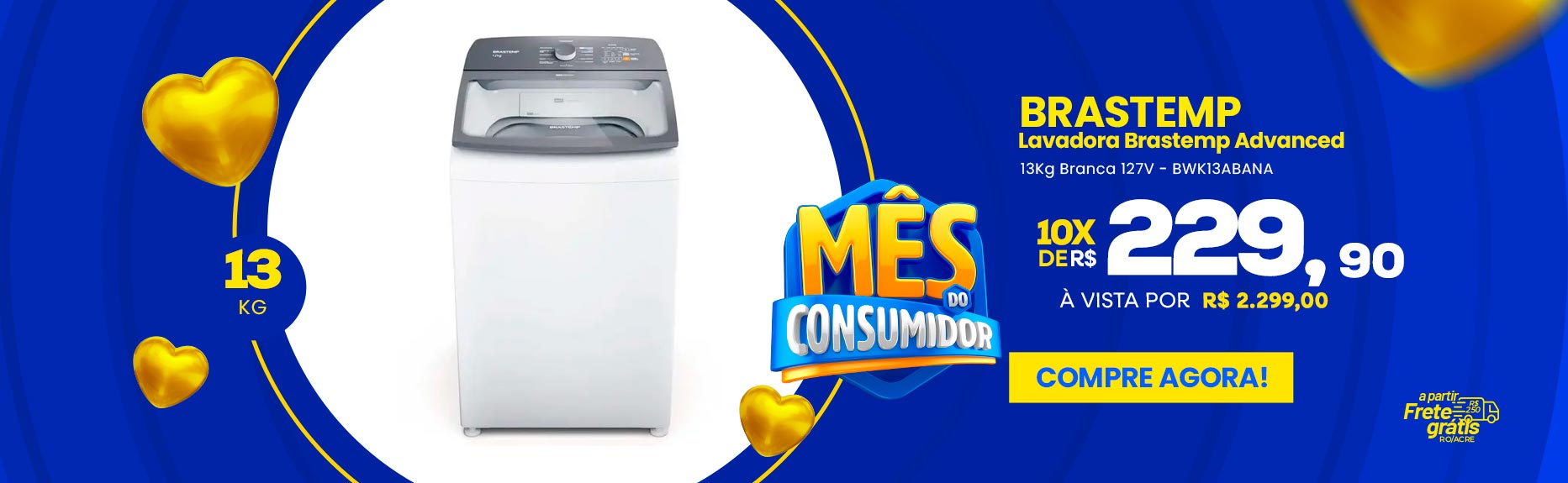 Lavadora Brastemp 13